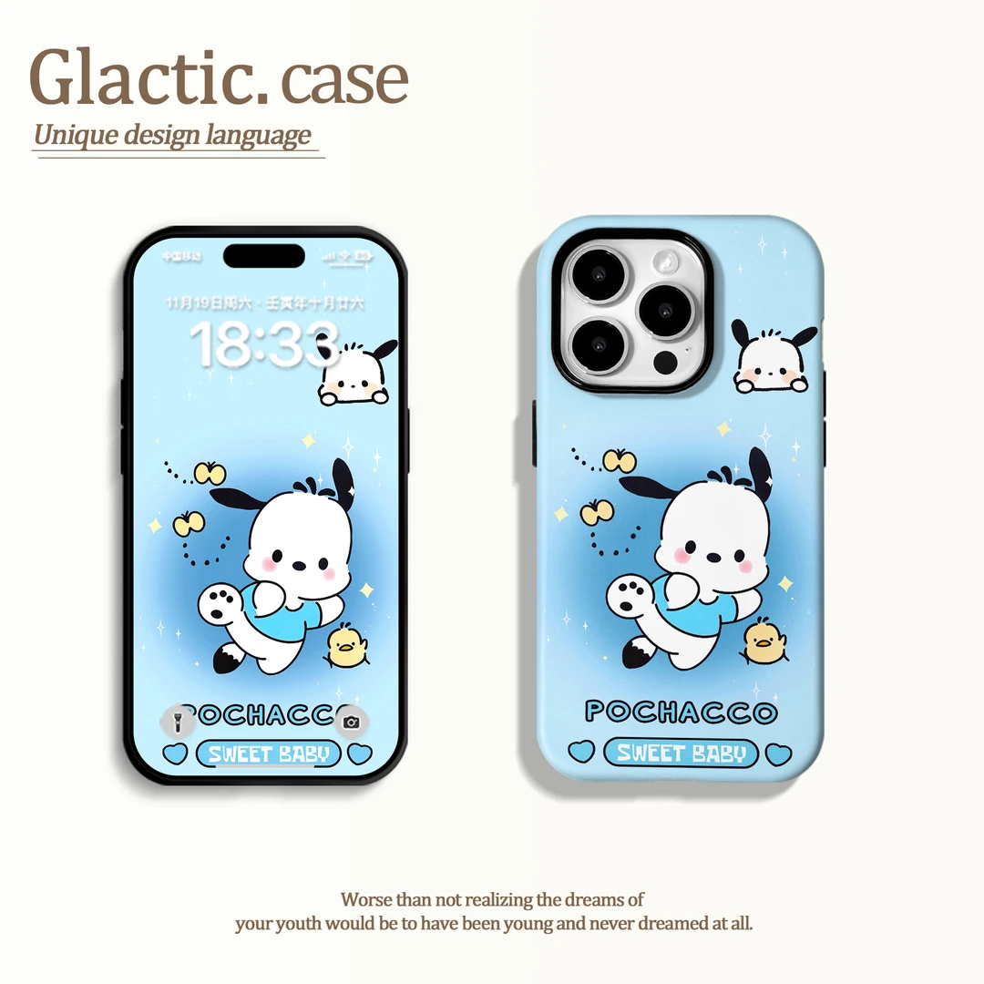 适用于苹果16华为OPPO小米VIVO高颜值百搭二合一菲林手机壳GA0633