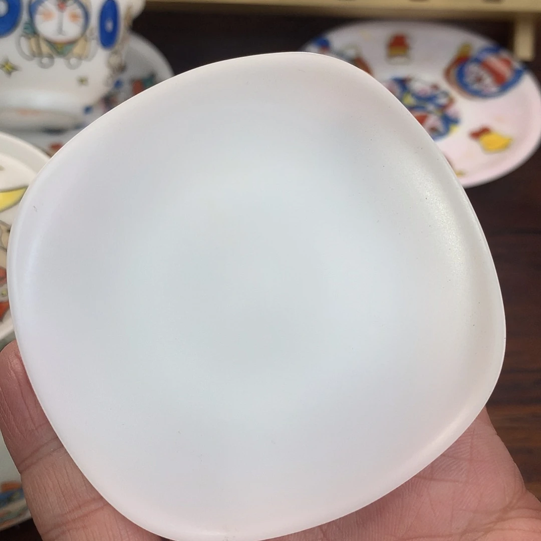 冰种素烧手绘大盖碗