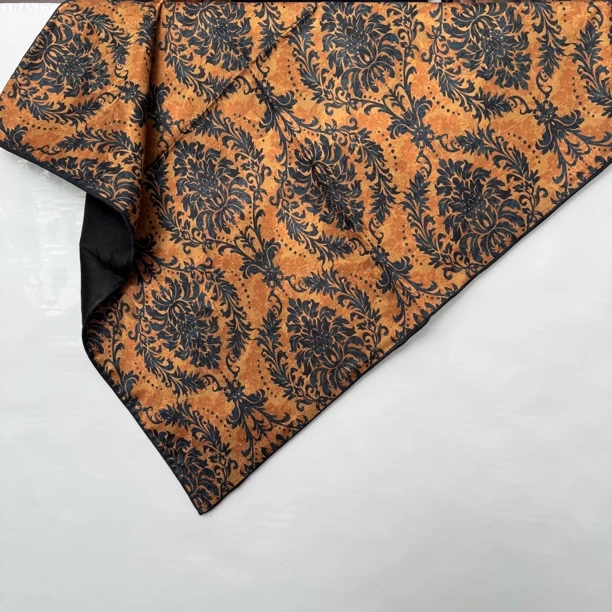 丝纡 蓝颜 42姆米重缎香云纱桑蚕丝65*65方巾围巾