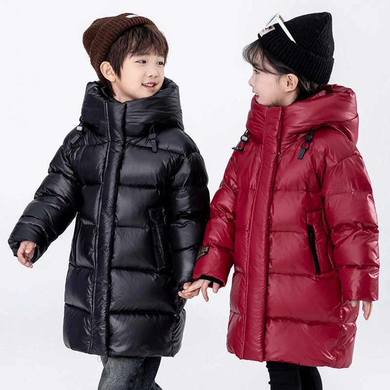 品牌巴拉巴拉云朵儿童羽绒服男女童中长款2024新款中大童时尚男孩
