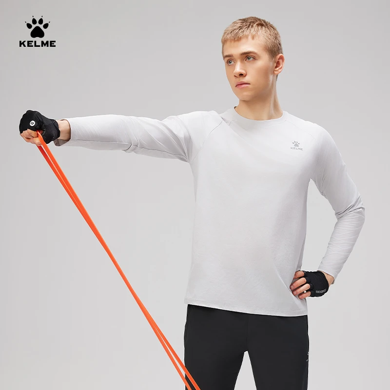 【长袖速干T恤】卡尔美25年训练服跑步训练套头衫运动男潮流新品