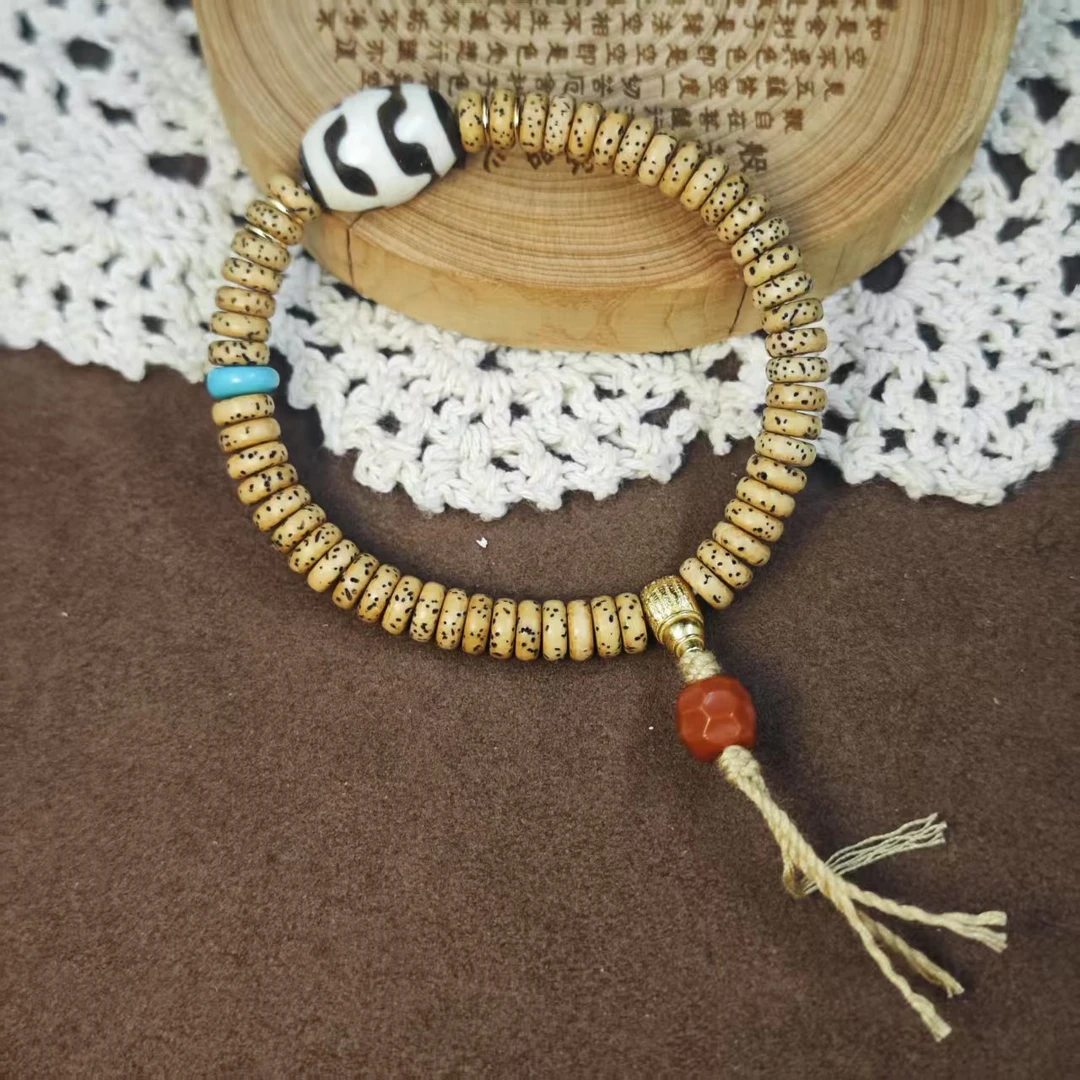 【鲸禧云珠】玛瑙双牙牙手串 A232