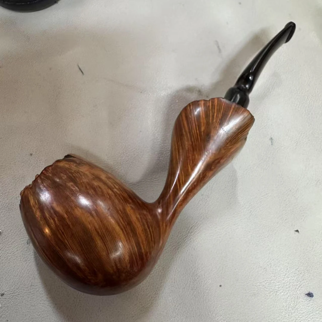 丹麦泽特维格石楠木烟斗留皮