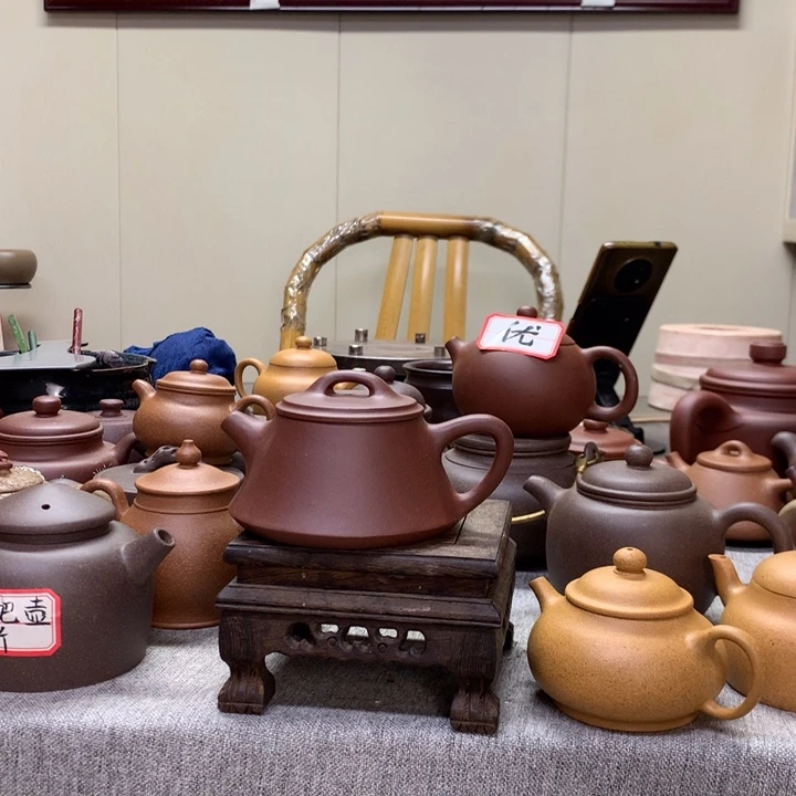 茶壶清水泥柱础180 C半手工制作