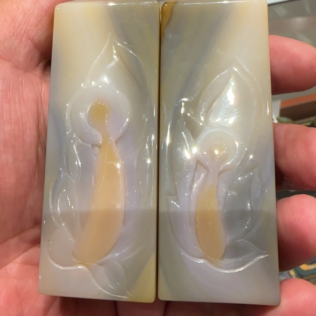 玛瑙/玉髓印章未镶嵌?****?