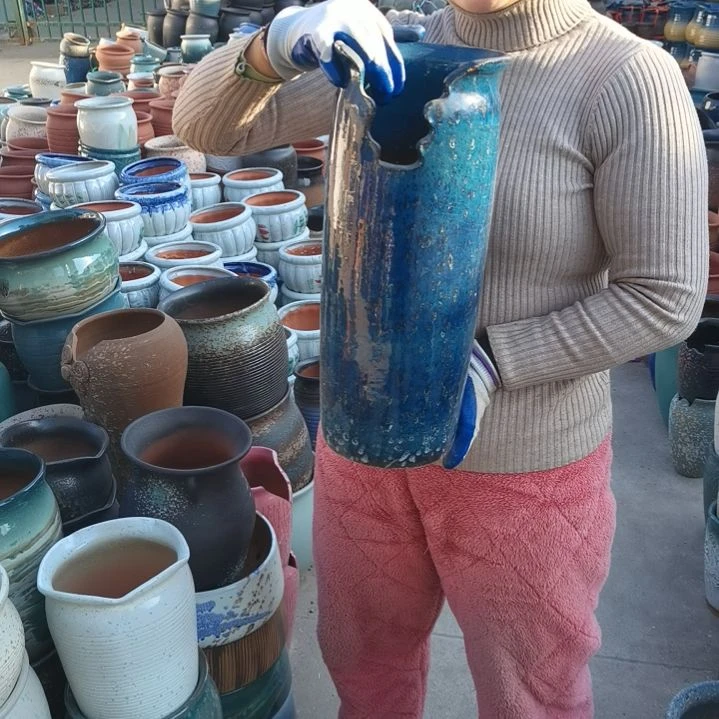 红陶口17高42瑕疵