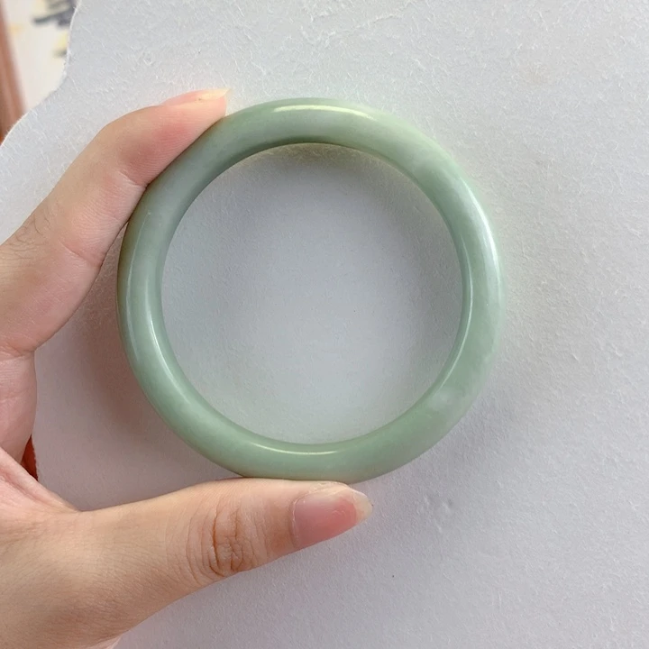 蓝田玉（蛇纹石化大理石玉）手镯未镶嵌玲