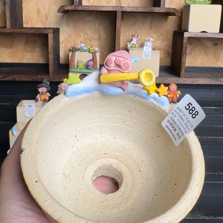 炏陶器物多肉花盆588