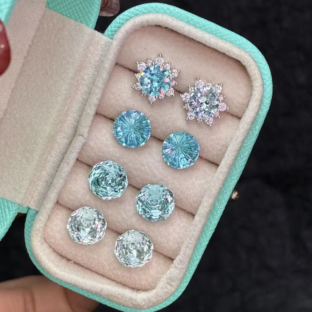 钛钢耳饰 玫瑰切天火切手捧花套装礼品闺蜜礼物女友礼品耳钉