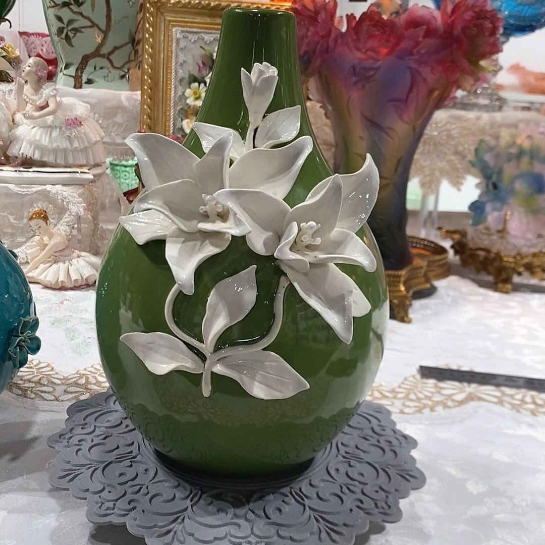 摆件福利出口高温瓷花瓶