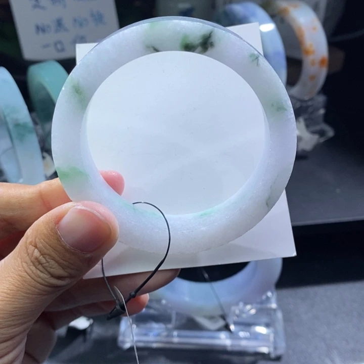 定制翡翠未镶嵌翡翠a货手镯