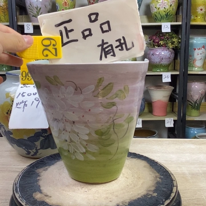 景德镇高温陶瓷花盆