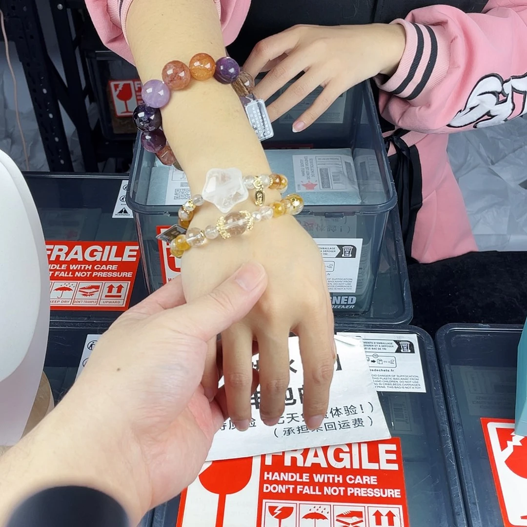 银S925镶嵌水晶手链