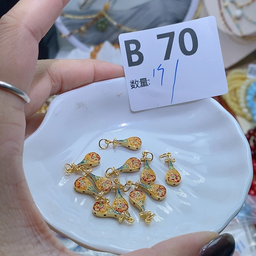 水晶珠宝半成品银S925镶嵌B70