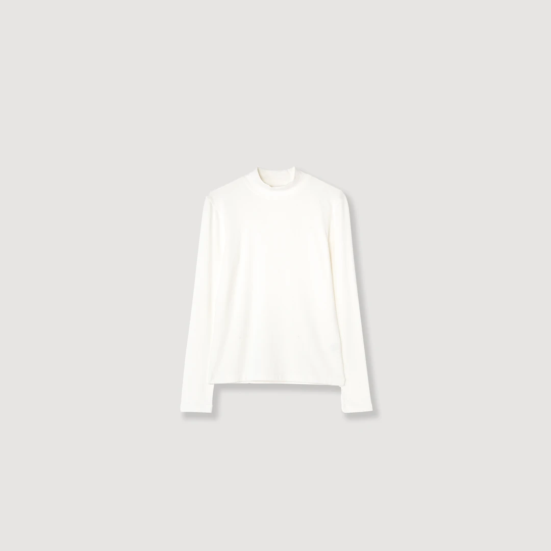 【珍珠半高领】秋冬高级感洋气内搭长袖半高领打底衫QD0828