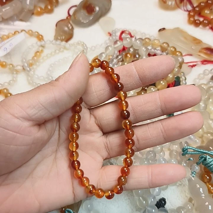 玛瑙/玉髓颈饰合金M****003