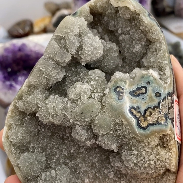 紫晶珠宝半成品未镶嵌