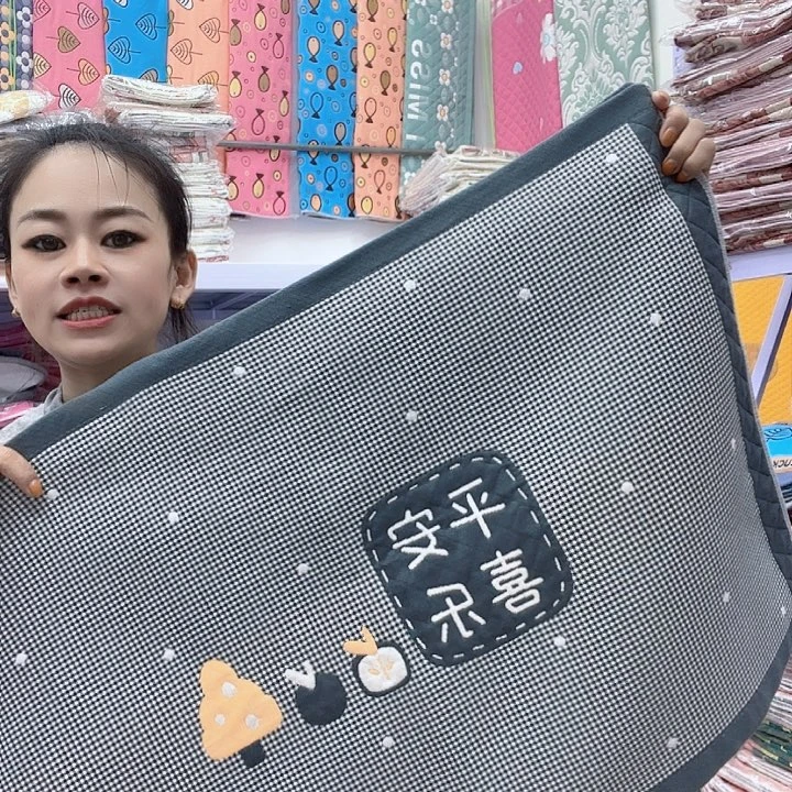 棉灰色平安喜乐纯棉