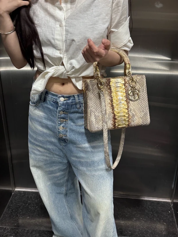 95新 DIOR/迪奥 五格单肩单肩包休闲小众女