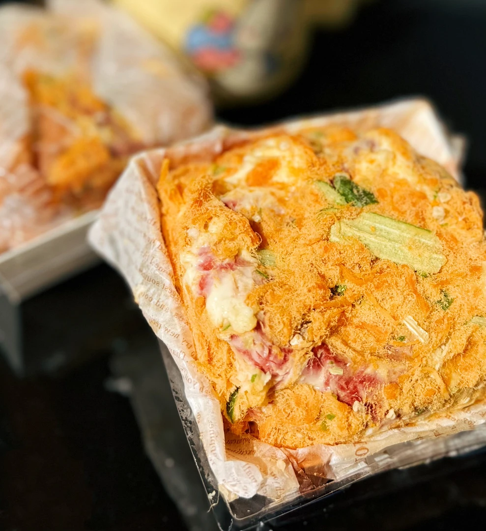 轻食尚甜手作魔芋乳酪爆浆堡低卡好吃甜品奶酪爆浆面包