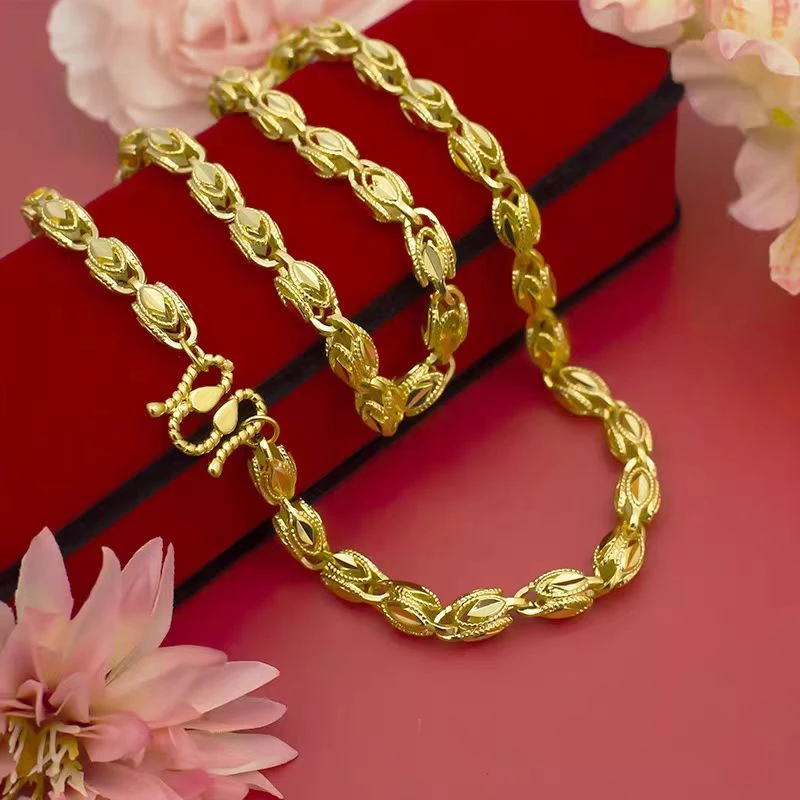 合金项链 女士女款（凤眼项链）时尚百搭经典耐看空心不掉色