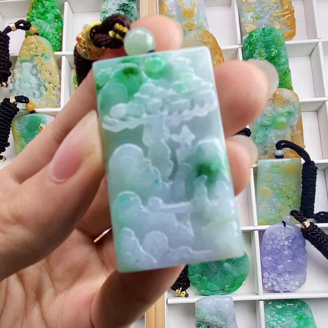 颈饰未镶嵌翡翠翡翠