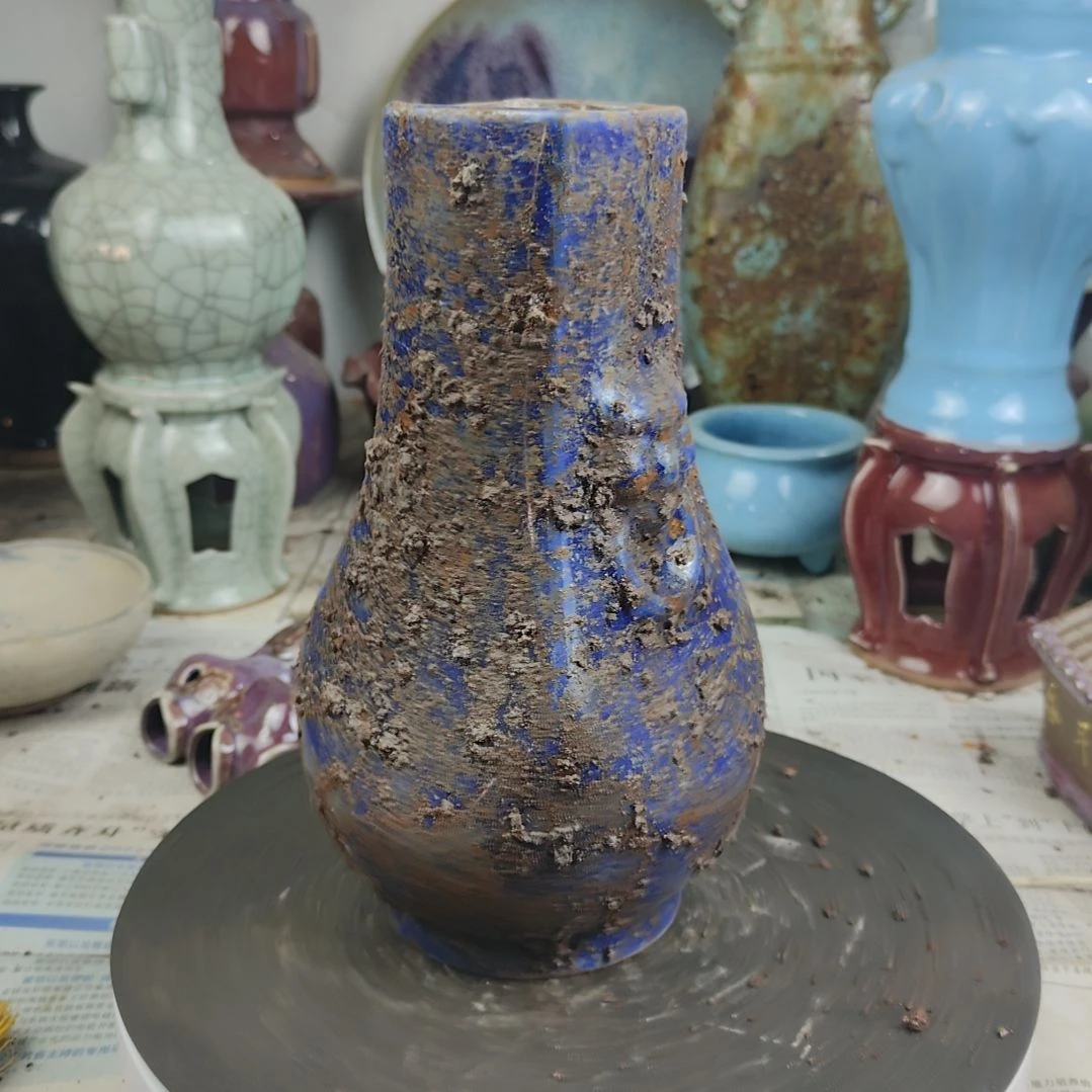 瓷片自选器型官窑生锈瓷