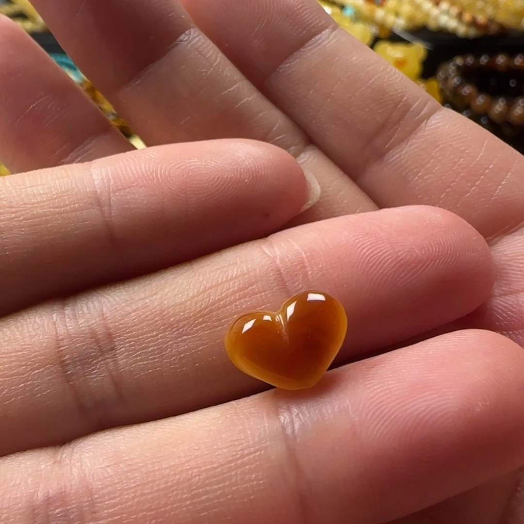 蜜蜡颈饰未镶嵌蜜蜡迷你屁桃
