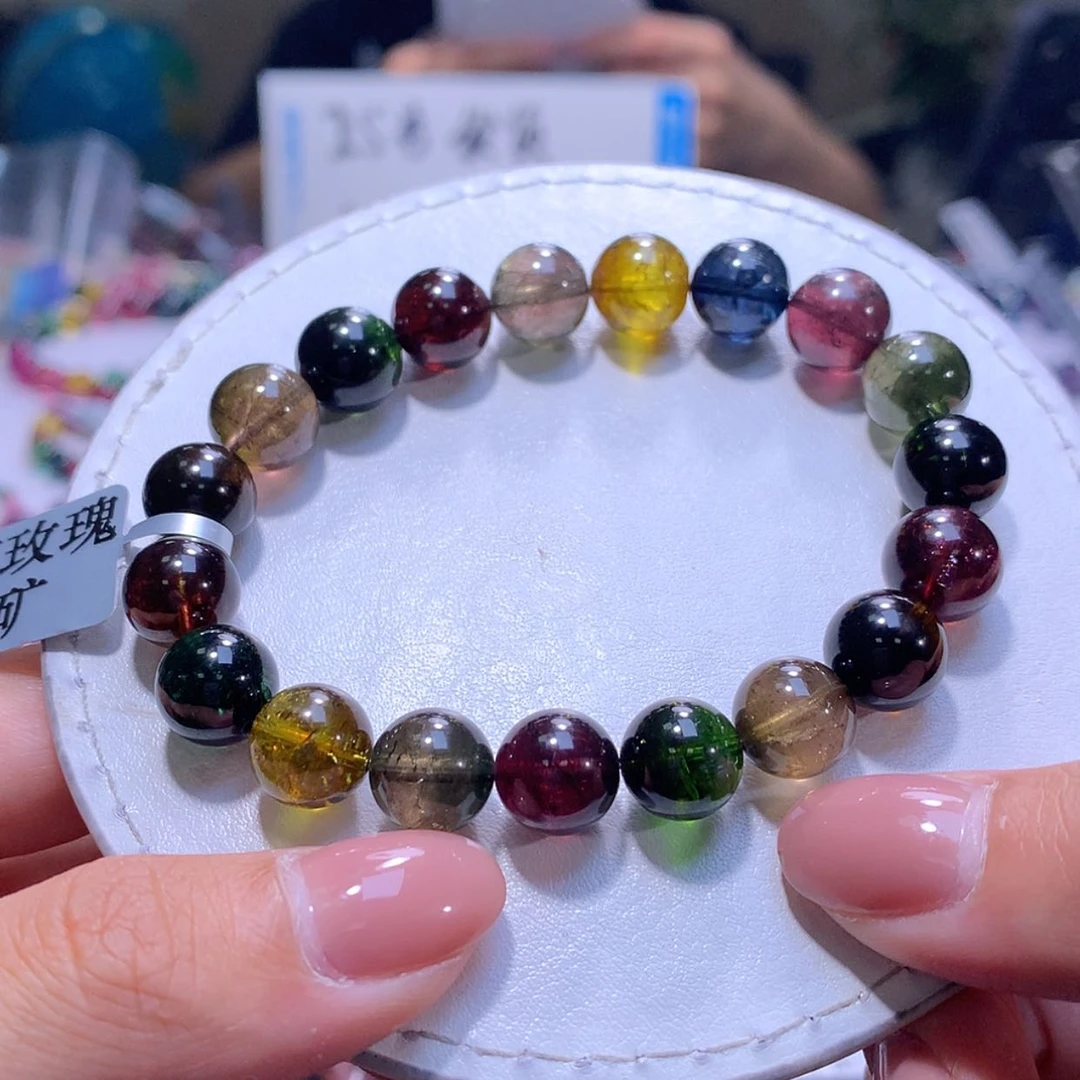 【闪购商品】未镶嵌手串碧玺10m