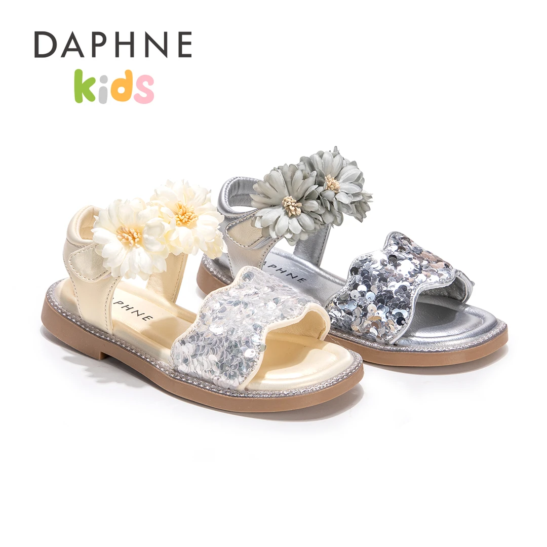 达芙妮儿童鞋凉鞋2025夏季新款女童外穿爆款鞋子小女孩漂亮公主鞋