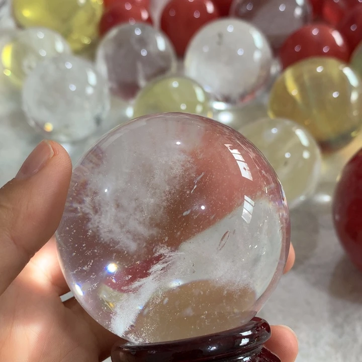 有机玻璃白色熔炼水晶球