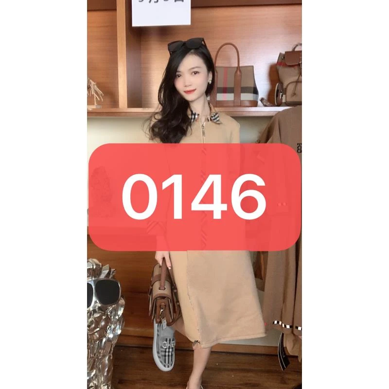 0146-气质高雅领修身连衣裙