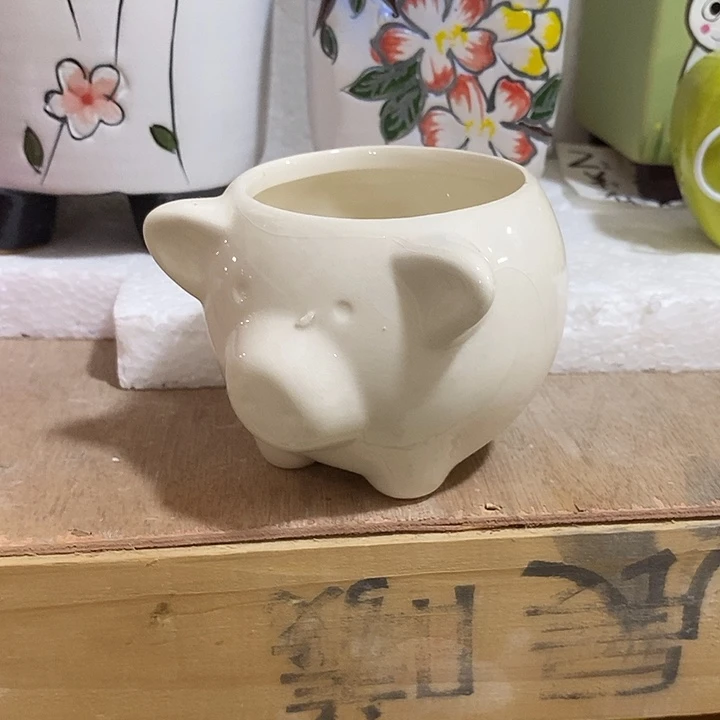 摆件多肉植物盆瑕疵有孔