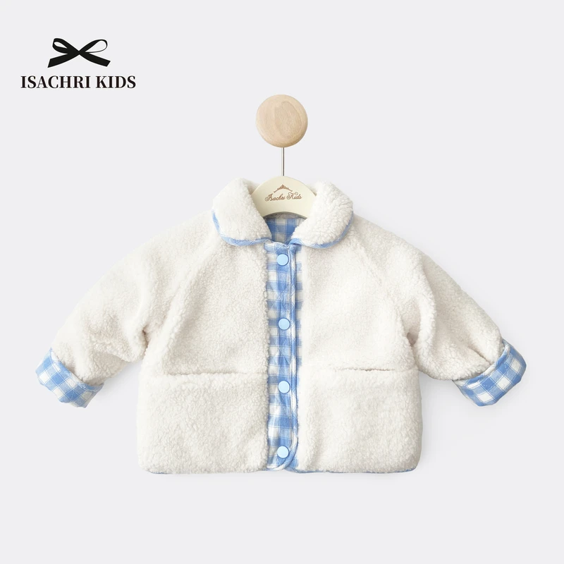 【6.18反季清】双面萌兔两面穿~儿童休闲外套保暖秋冬女童外套IS359