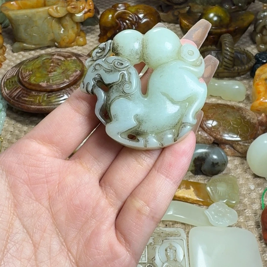 白玉菩提吊坠挂件