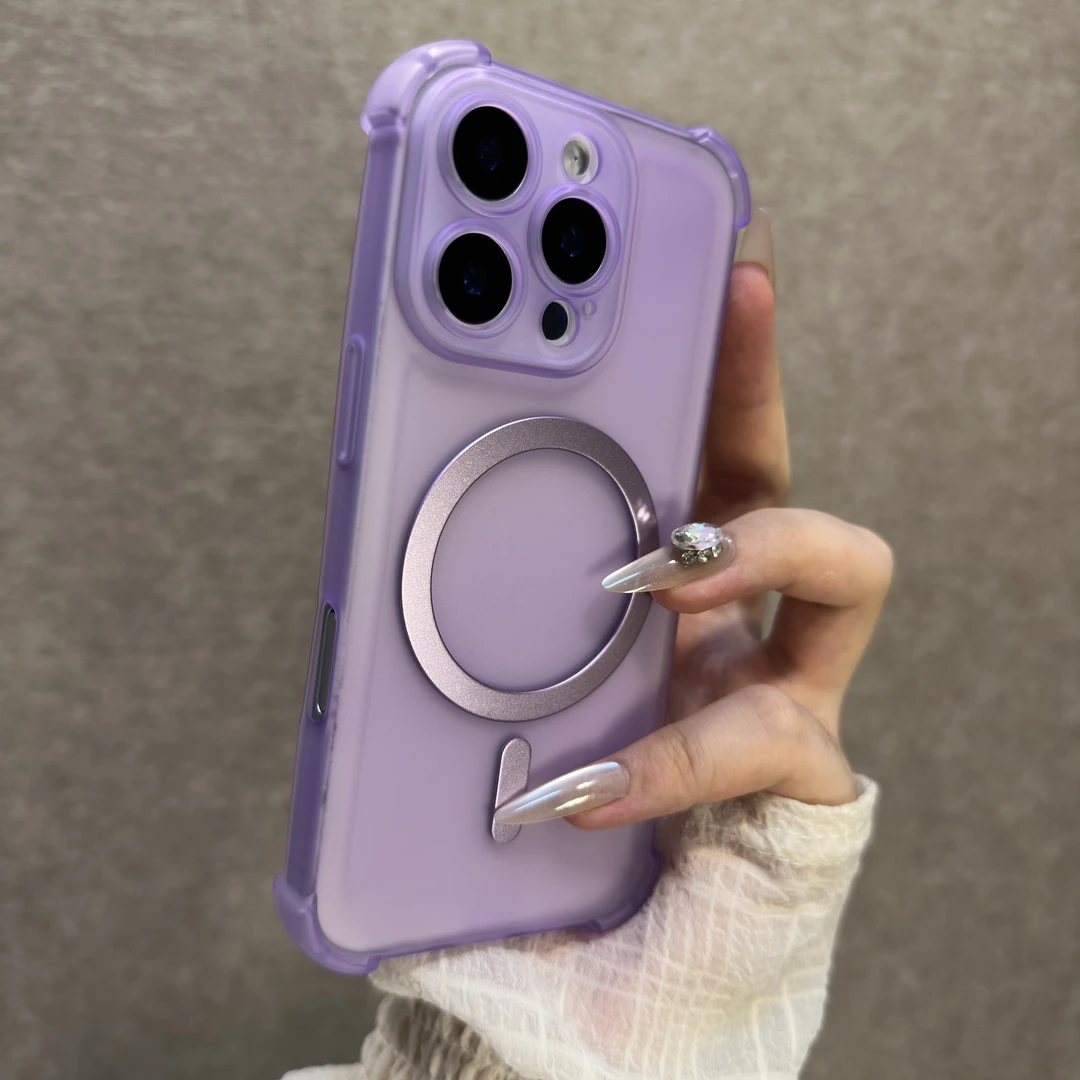 果冻防摔适用苹果16promax手机壳全包磁吸15网红14/13/12/11女款