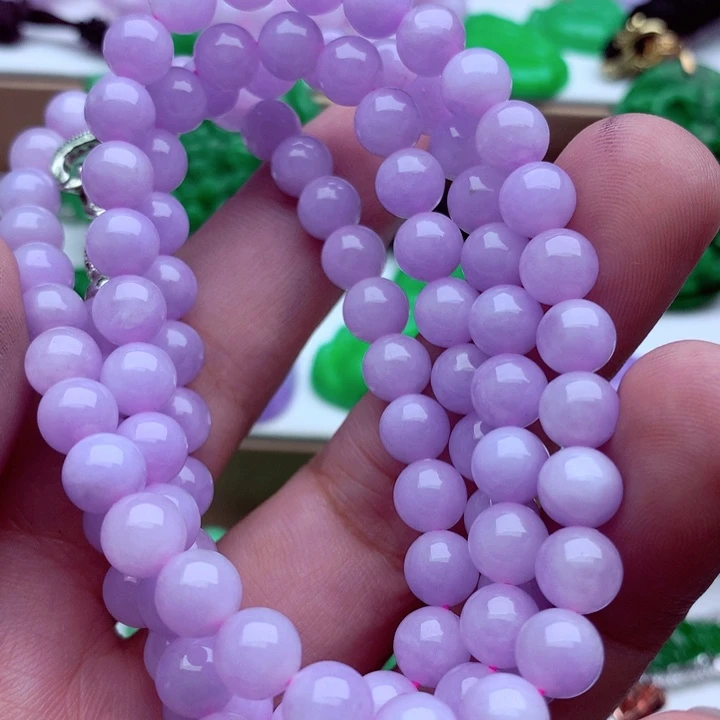 翡翠未镶嵌毛衣链