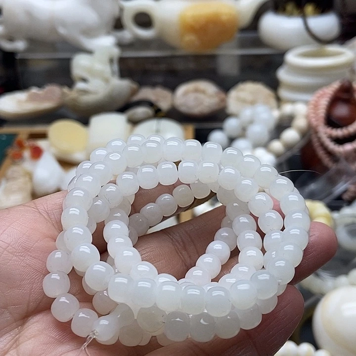 非金属贝壳高冰玉化老型0.6/0.7多圈