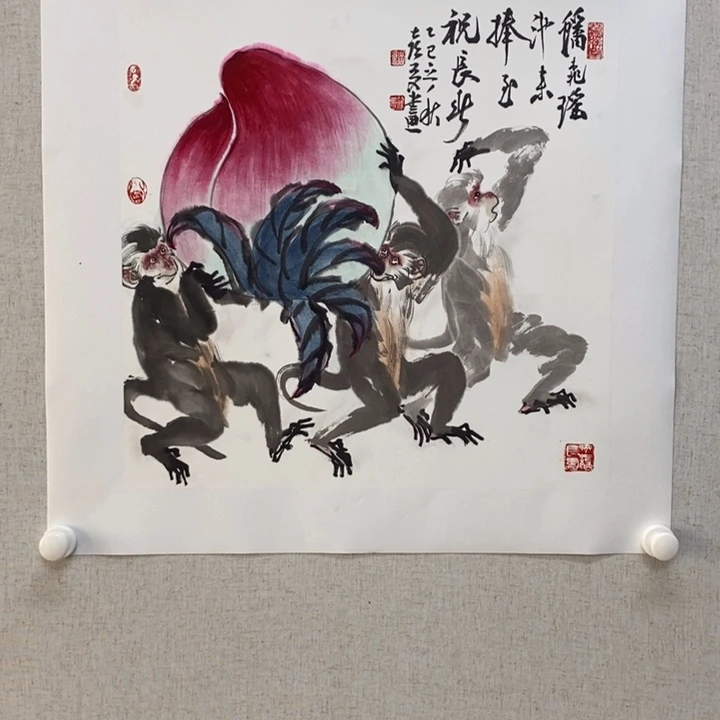 国画亲笔手绘原创
