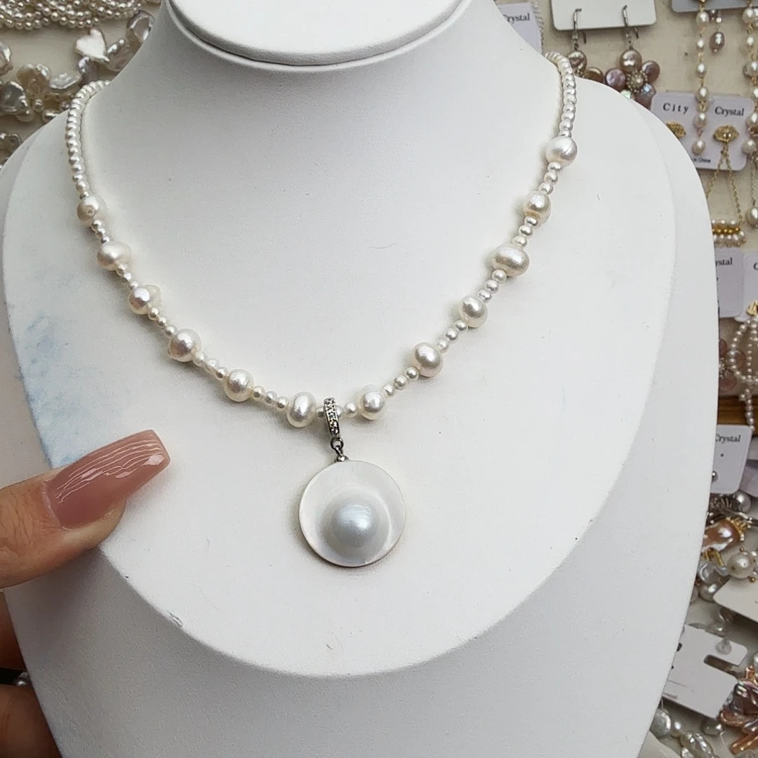 颈饰淡水珍珠未镶嵌