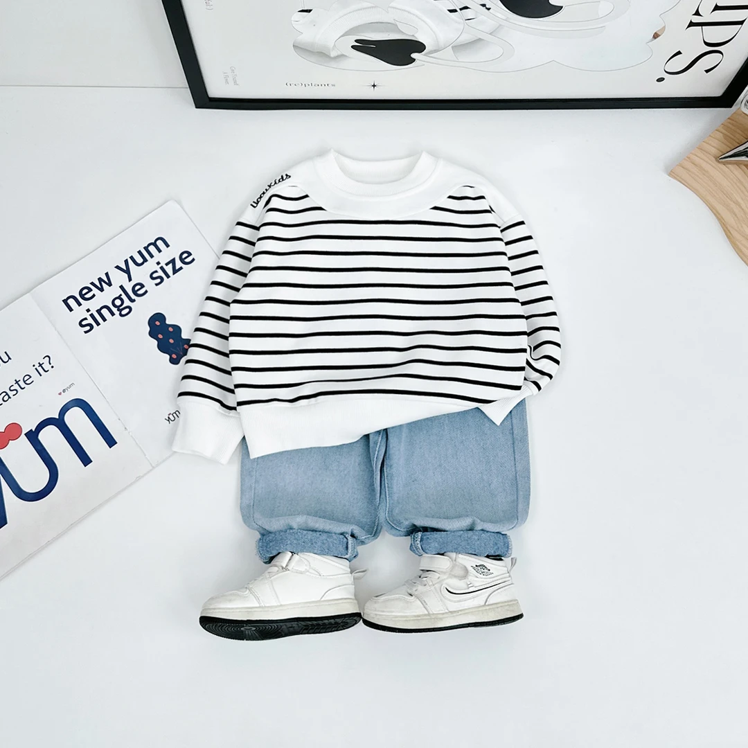 儿童卫衣长袖2025新款春装男童春秋上衣潮 BDC25778 悠悠童话童装