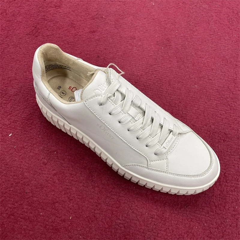 25年新款系带厚底百搭时尚休闲板鞋-1086