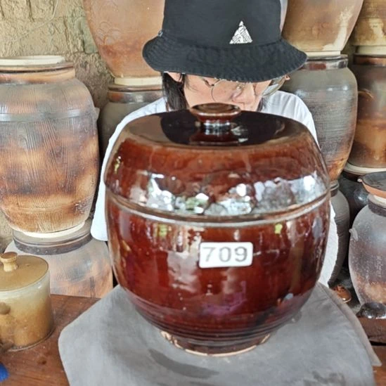 琴***宽瓷片709手工拉皮柴火烧制