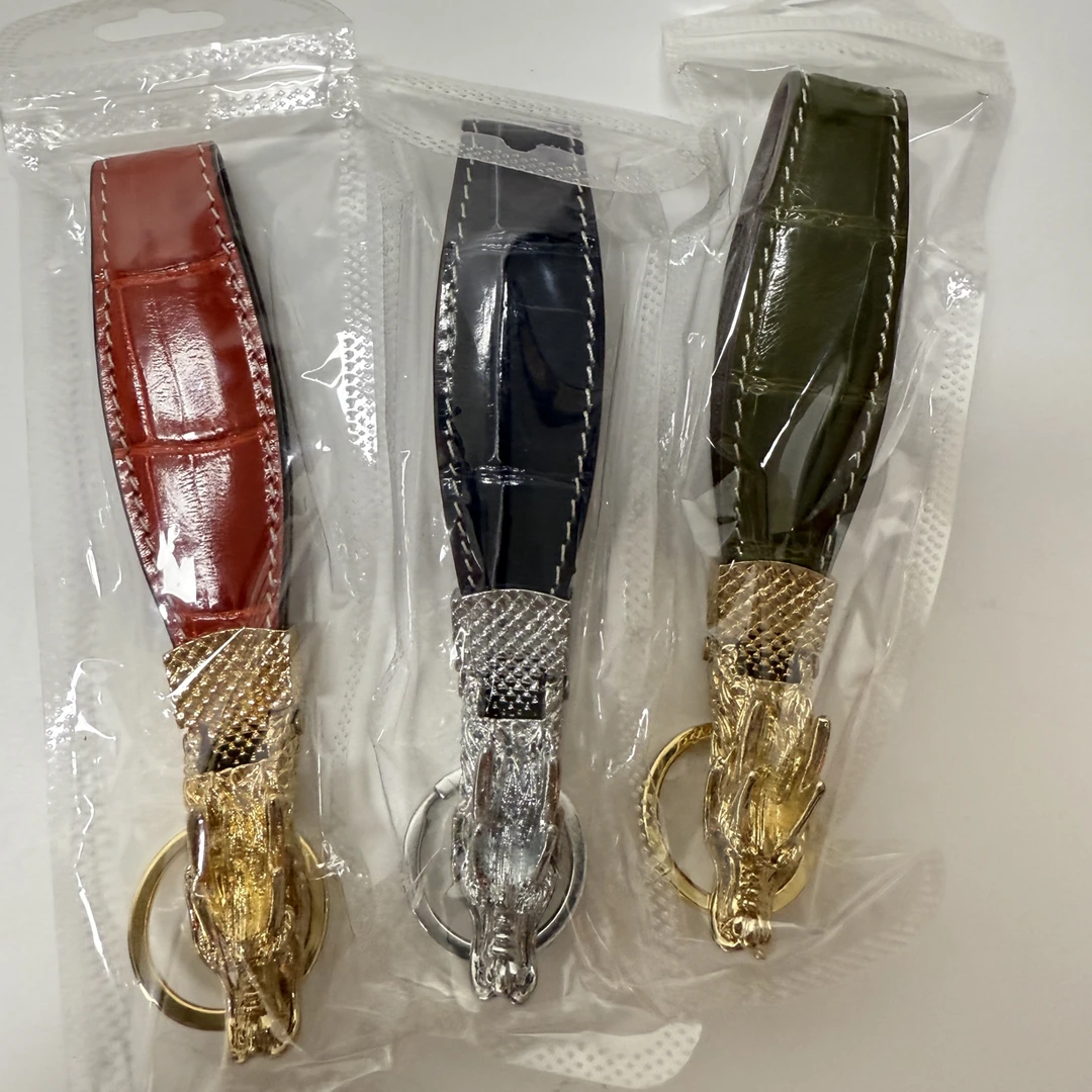 鳄鱼皮手腕钥匙扣（颜色随机）
