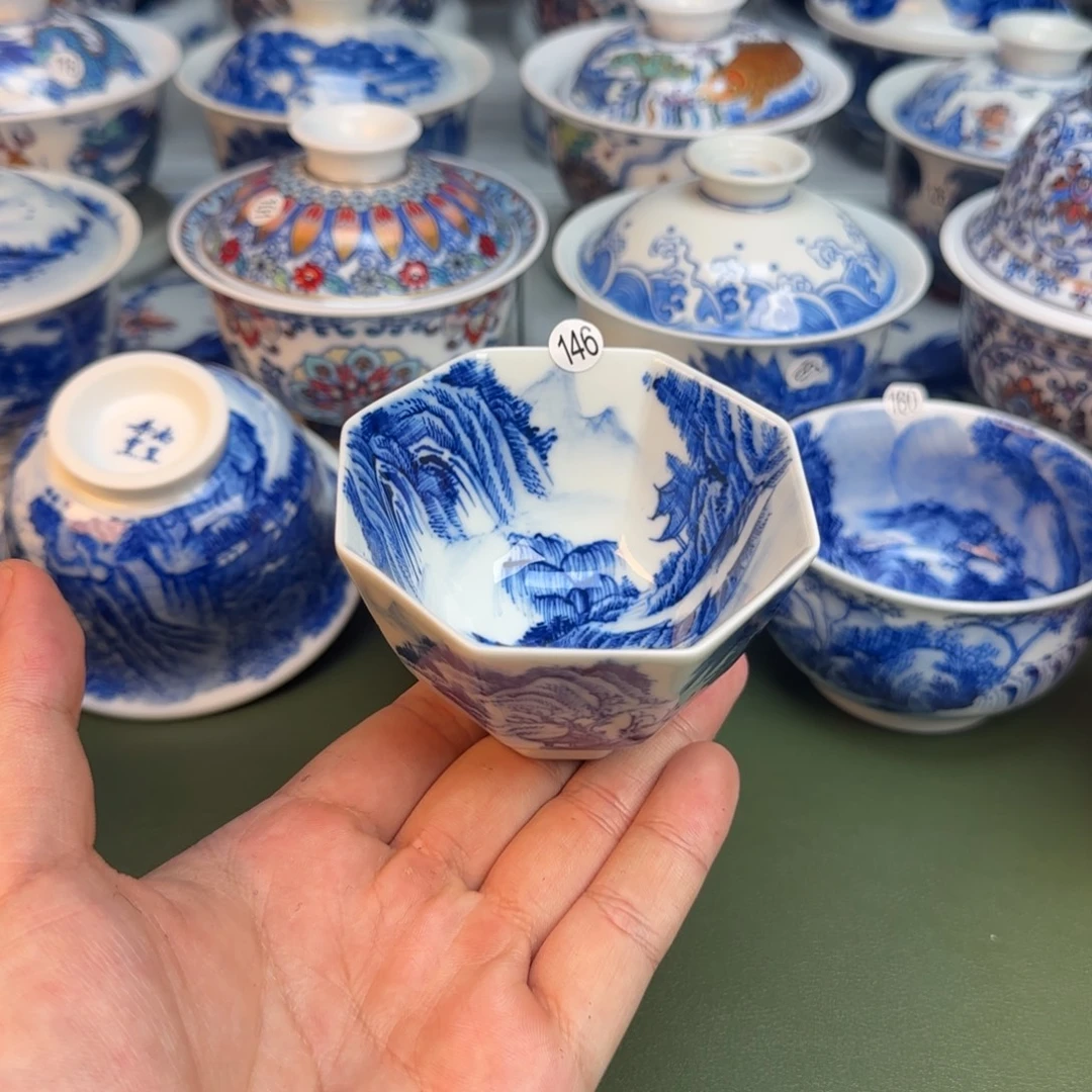 彦祖纯手工手绘茶具146