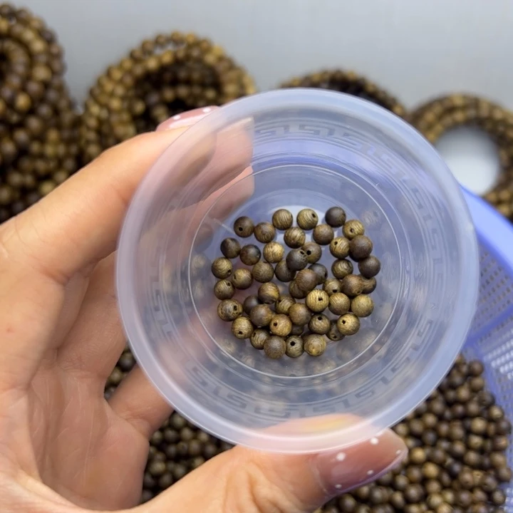 阳***羊沉香碎屑沉香种植奇楠卡05，3克散珠