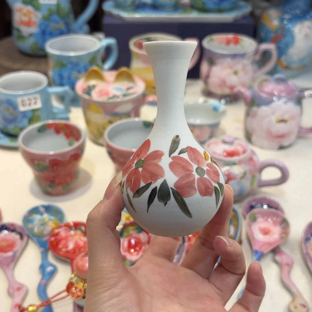景德镇手绘高温釉下彩陶瓷茶具
