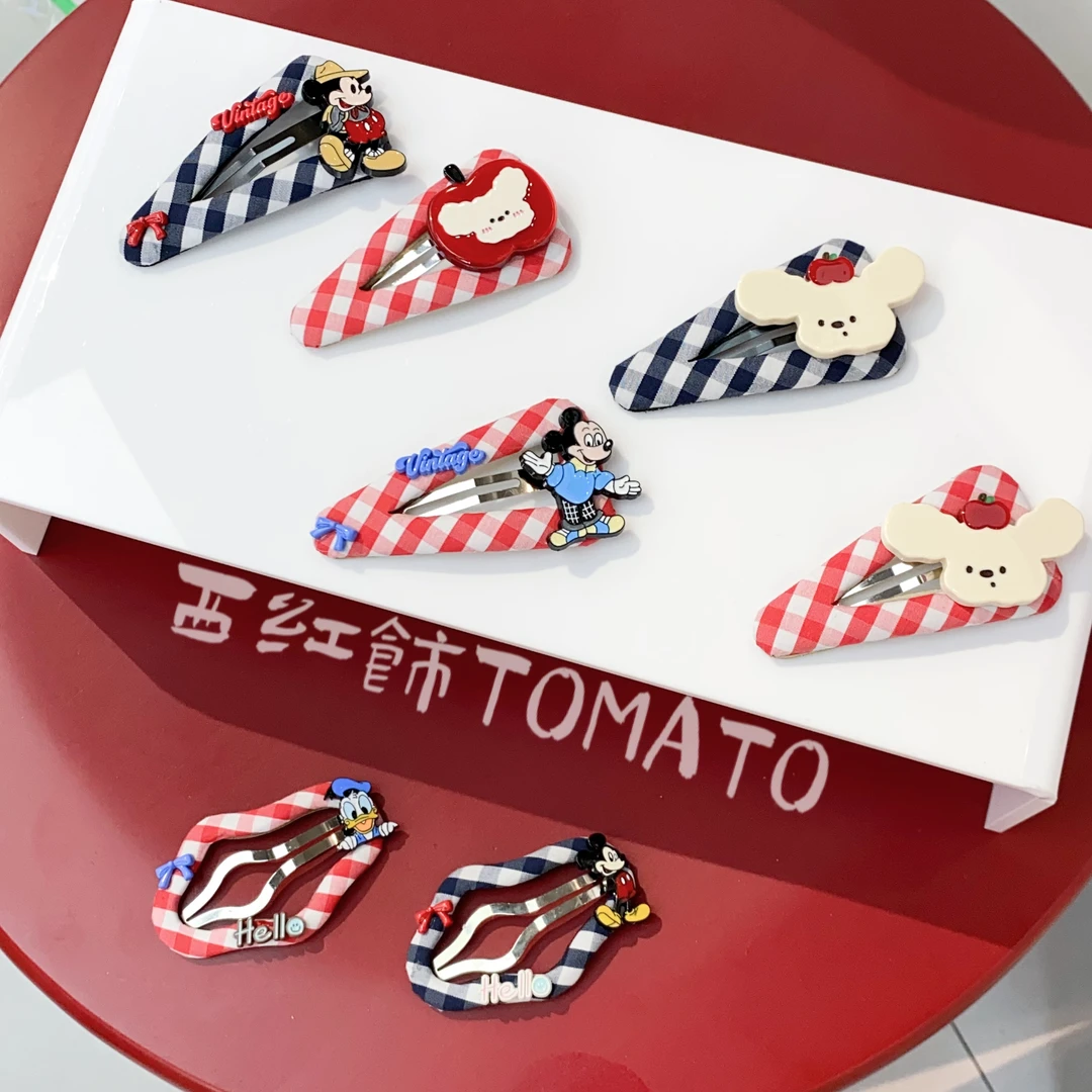 西红饰TOMATO韩国东大门可爱卡通醋酸小果侧边BB夹