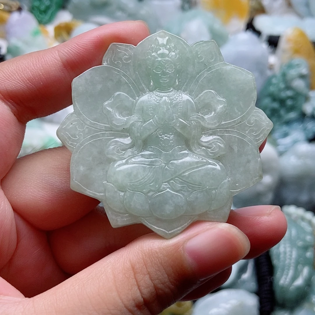 吊坠(不含链)未镶嵌翡翠1