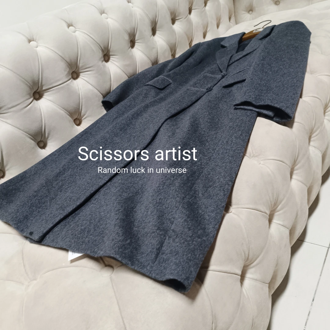 【Scissors artist】高端设计师走秀女装大衣4528